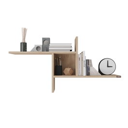 Hanah Home Estantería de Pared Roble Raf-04-Ff-1